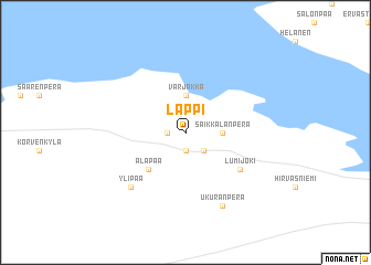 map of Lappi