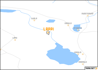 map of Lappi