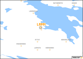 map of Lappi