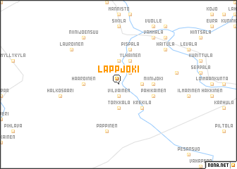 map of Lappjoki