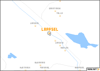 map of Lappsel