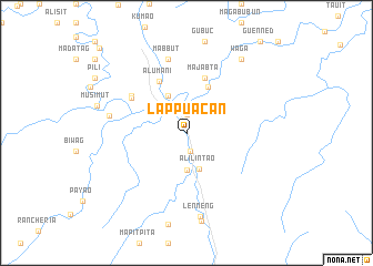 map of Lappuacan