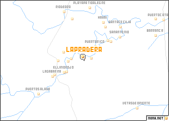 map of La Pradera