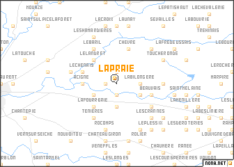 map of La Praie