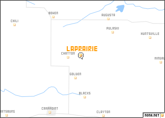 map of La Prairie