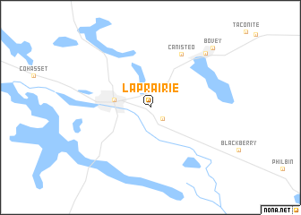 map of La Prairie