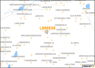 map of La Presa