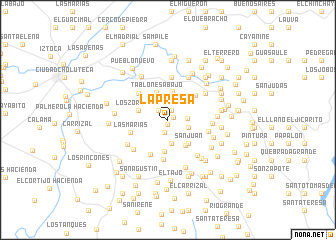 map of La Presa