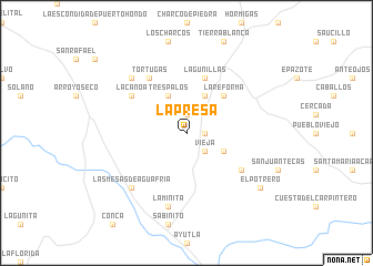 map of La Presa