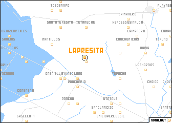 map of La Presita