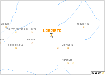 map of La Prieta