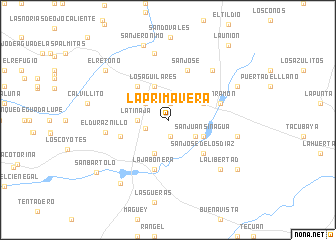 map of La Primavera