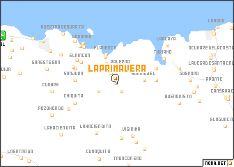 map of La Primavera