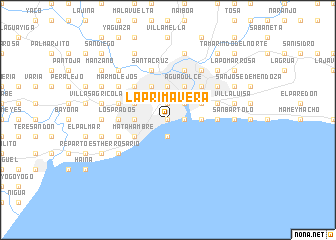 map of La Primavera