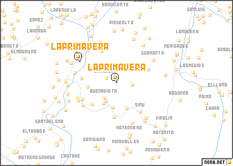 map of La Primavera