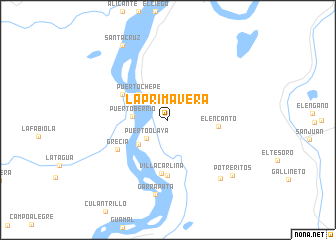 map of La Primavera