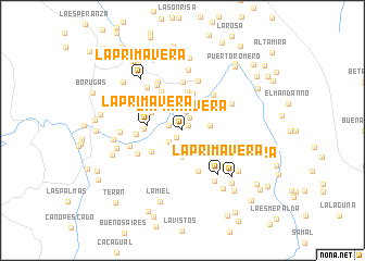 map of La Primavera