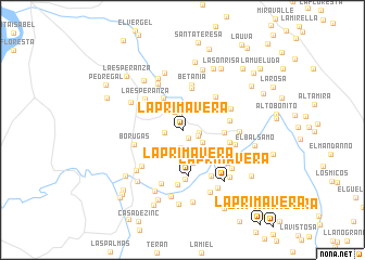 map of La Primavera