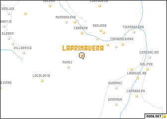 map of La Primavera