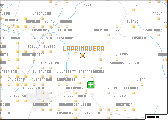 map of La Primavera