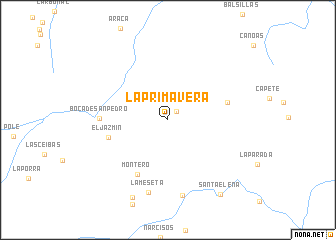 map of La Primavera