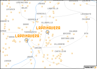 map of La Primavera