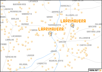 map of La Primavera