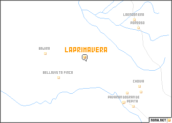 map of La Primavera