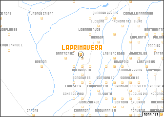 map of La Primavera