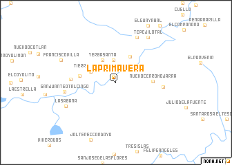 map of La Primavera