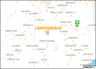 map of La Pringamoza