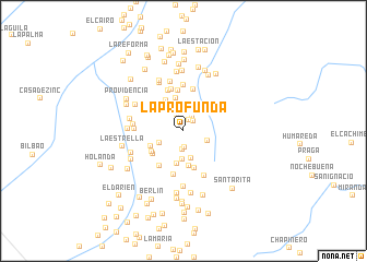 map of La Profunda