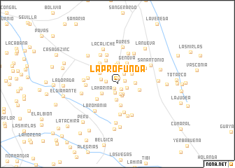 map of La Profunda