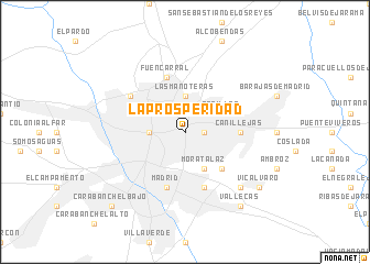 map of La Prosperidad