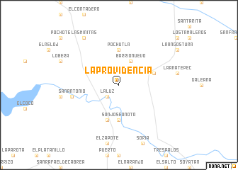 map of La Providencia