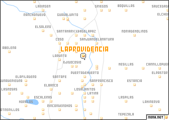 map of La Providencia