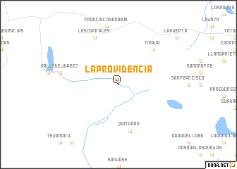 map of La Providencia