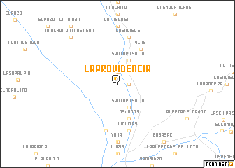 map of La Providencia