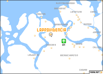 map of La Providencia