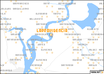 map of La Providencia