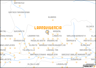 map of La Providencia