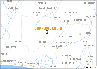 map of La Providencia