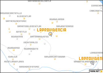 map of La Providencia