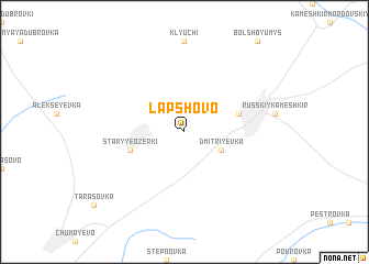 map of Lapshovo