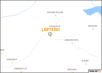 map of Laptenki