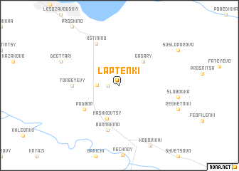 map of Laptënki
