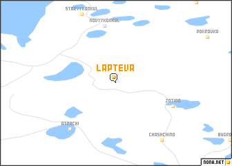 map of Laptëva