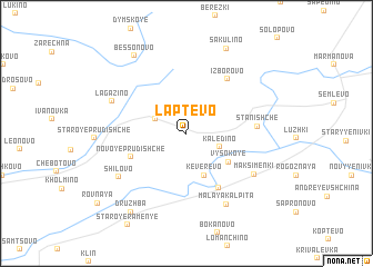 map of Laptëvo