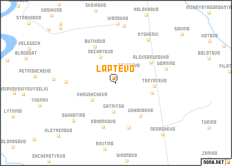 map of Laptëvo