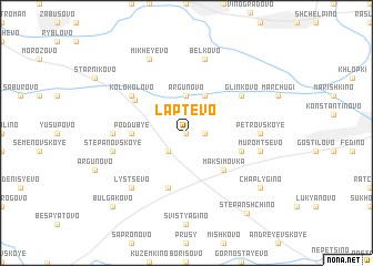 map of Laptëvo